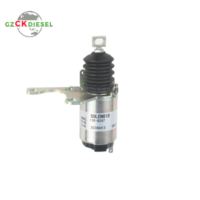 Afsluiting solenoïde klep 139-8247 1398247 voor Caterpillar CAT C-9 C9 3126E C7 Motor 305.5 306 307B 307C graafmachine